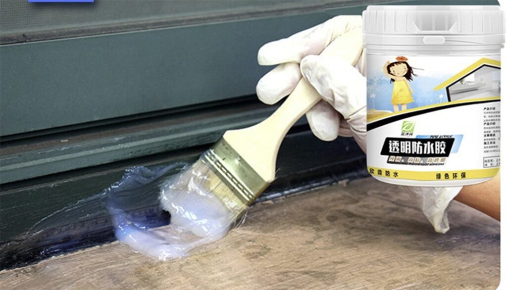 Vật liệu keo chống thấm trong suốt